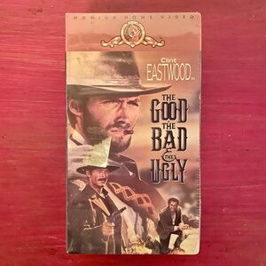 The Good, the Bad and the Ugly: NEW (sealed) 2-VHS set vintage collectible